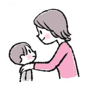 眼と眼 母子
